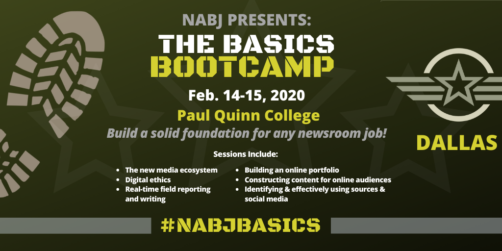 #NABJ Presents: The Basics Bootcamp